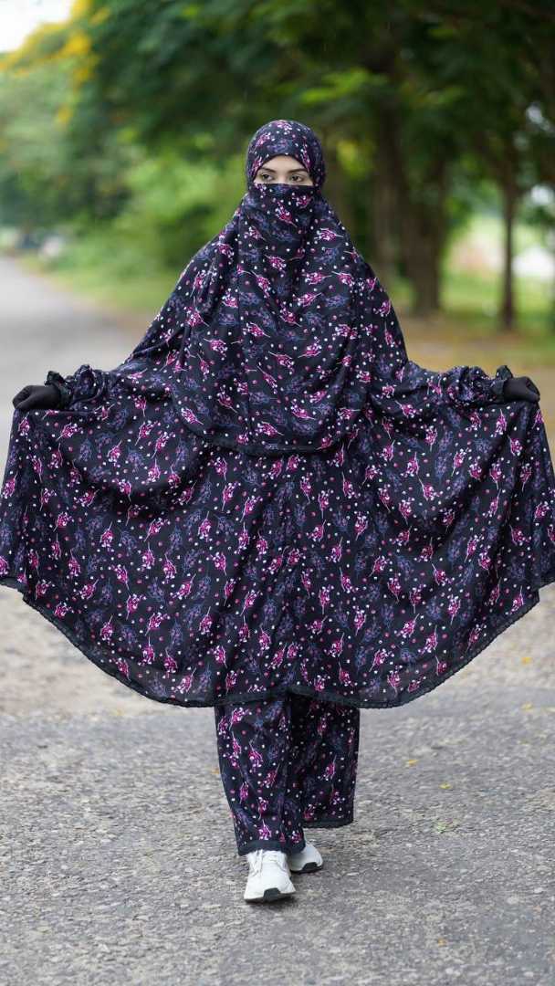 প্রিমিয়াম প্লাজু খিমার সেট,premium khimar set Bangladesh, soft China linen khimar,প্লাজু খিমার সেট,modest fashion Bangladesh, jilbab khimar set, Muslim women