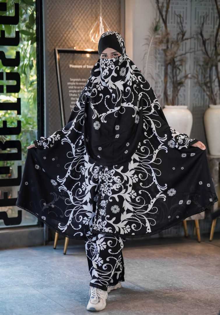 প্রিমিয়াম প্লাজু খিমার সেট,premium khimar set Bangladesh, soft China linen khimar,প্লাজু খিমার সেট,modest fashion Bangladesh, jilbab khimar set, Muslim women's outfit BD, comfortable khimar set.