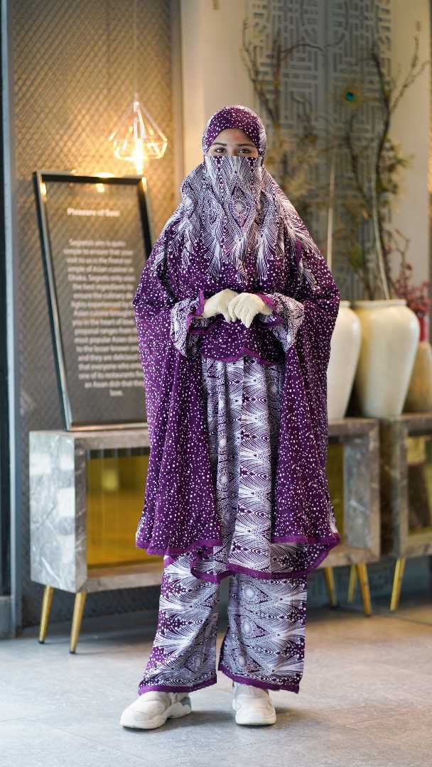 প্রিমিয়াম প্লাজু খিমার সেট,premium khimar set Bangladesh, soft China linen khimar,প্লাজু খিমার সেট,modest fashion Bangladesh, jilbab khimar set, Muslim women