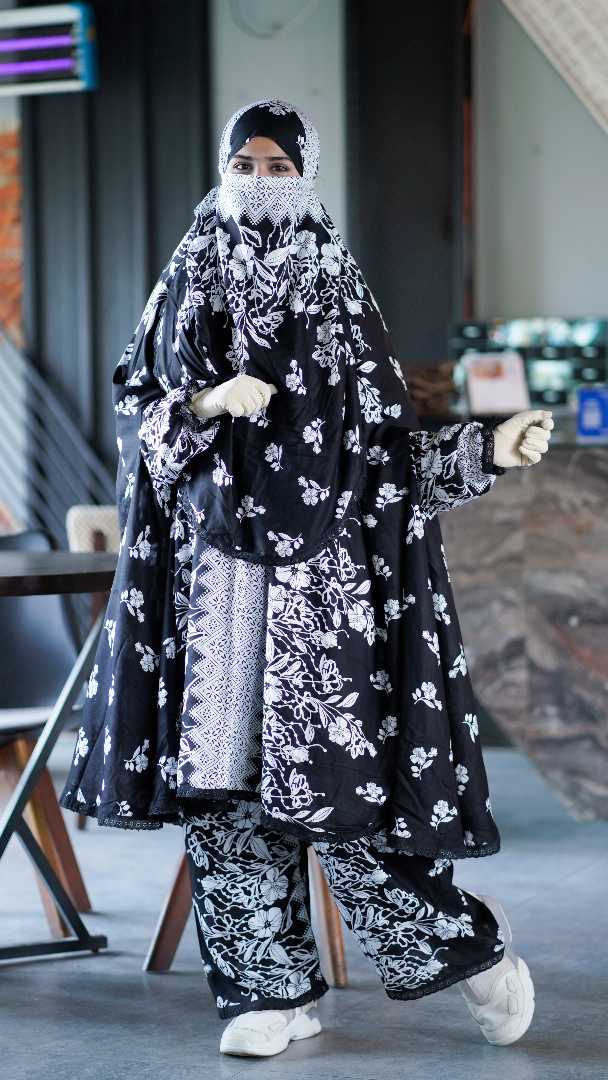 প্রিমিয়াম প্লাজু খিমার সেট,premium khimar set Bangladesh, soft China linen khimar,প্লাজু খিমার সেট,modest fashion Bangladesh, jilbab khimar set, Muslim women