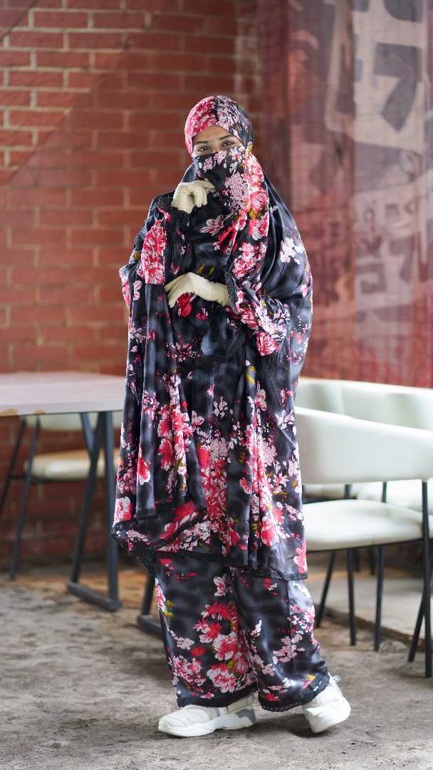 প্রিমিয়াম প্লাজু খিমার সেট,premium khimar set Bangladesh, soft China linen khimar,প্লাজু খিমার সেট,modest fashion Bangladesh, jilbab khimar set, Muslim women