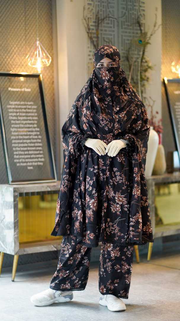 প্রিমিয়াম প্লাজু খিমার সেট,premium khimar set Bangladesh, soft China linen khimar,প্লাজু খিমার সেট,modest fashion Bangladesh, jilbab khimar set, Muslim women