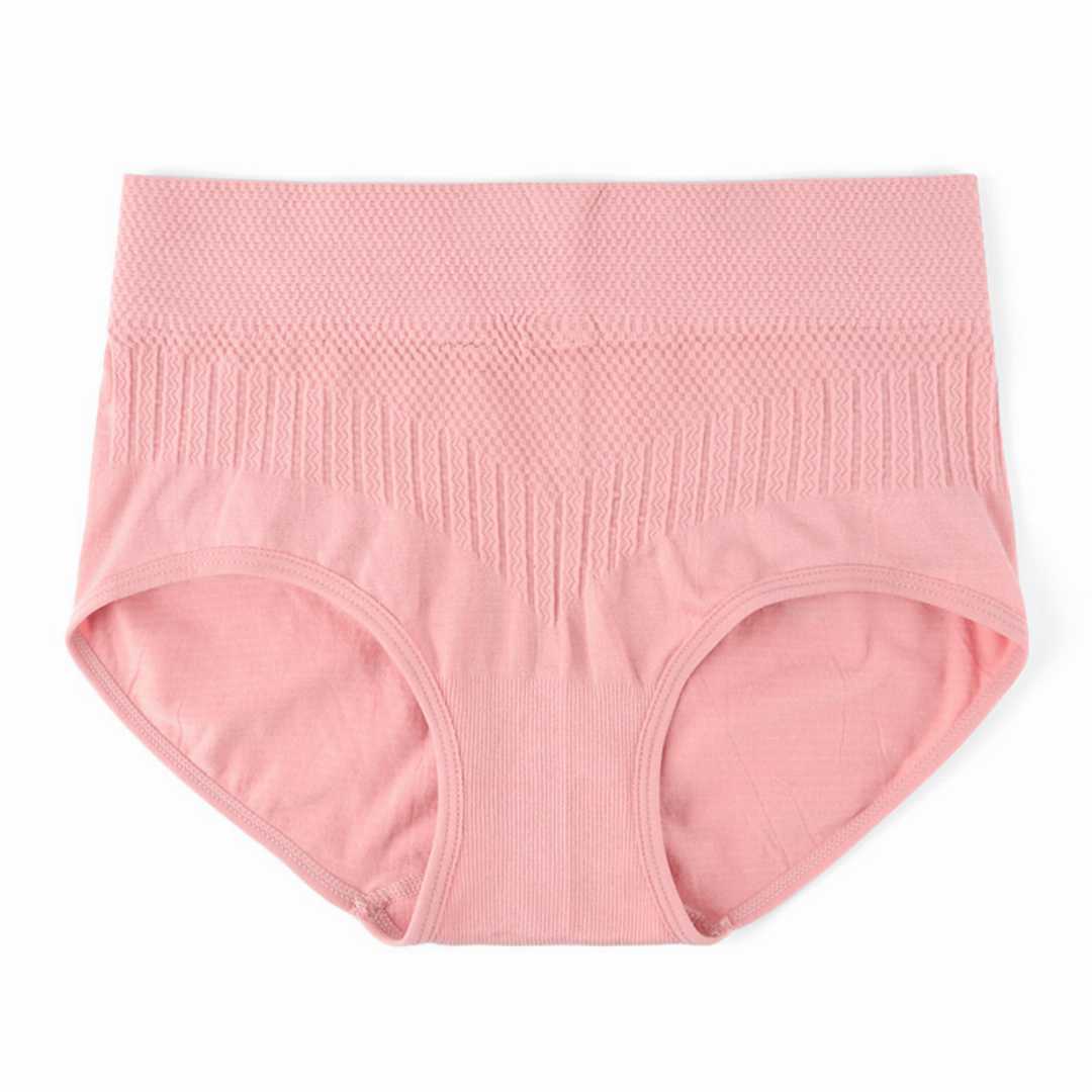 🌸,China,Premium,Seamless,High,Waist,Panty,–,Misty,Rose,Color,Style,🌸