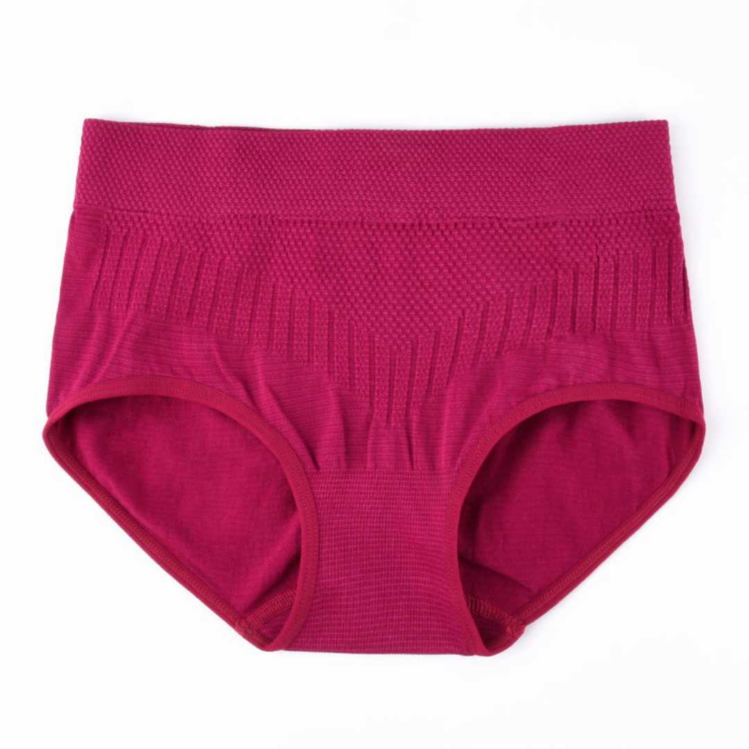 💖,China,Premium,Seamless,High,Waist,Panty,–,Magenta,Color,Style,💖